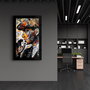 Wallity Pintura Decorativa de Vidrio Templado Multicolor 46 x 72 cm